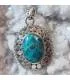 Pendentif Neela-Vaari – Argent 925 & Turquoise