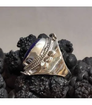 Bague Indrani – Argent 925 & Lapis-Lazuli