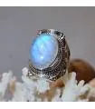 Bague Vasanta-Shira – Argent 925 & Pierre de Lune