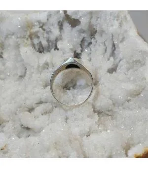 Bague moderne chevalière homme onyx noir