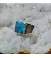Bague Bhairava-Turqa – Argent 925 & Turquoise