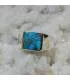 Bague Bhairava-Turqa – Argent 925 & Turquoise