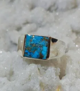 Bague Bhairava-Turqa – Argent 925 & Turquoise