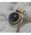 Pendentif Vividha-Raag – Argent 925 & Labradorite