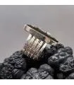 bague ethnique argent pierre naturelle de pyrite