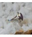 bague argent pierre naturelle de rubis