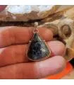pendentif ethnique en argent et pietersite