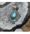Pendentif Varsha-Ritu – Argent 925 & Labradorite