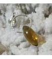 pendentif argent en pierre naturelle de citrine