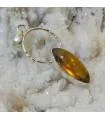 pendentif argent en pierre naturelle de citrine