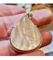 pendentif créateur argent nacre naturelle.