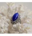 Bague Vayulaksha – Argent 925 & Lapis-Lazuli