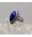 Bague Vayulaksha – Argent 925 & Lapis-Lazuli