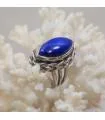 Bague Vayulaksha – Argent 925 & Lapis-Lazuli