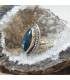 Bague indienne en argent pierre naturelle de labradorite