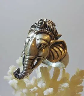 Bague argent Ganesh royal by Shantilight