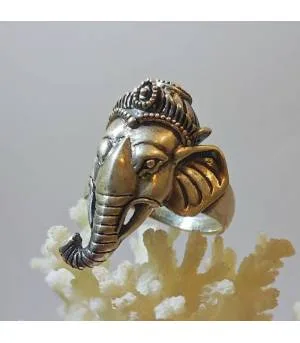 Bague argent Ganesh royal by Shantilight