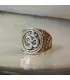 Bague "AUM" chevalière argent