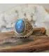 Bague Amaya-Dhara – Argent 925 & Labradorite