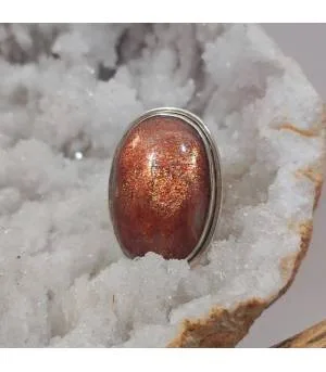 bague argent bijou Caen pierre du soleil