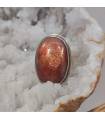 bague argent bijou Caen pierre du soleil