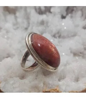 bague argent bijou Caen pierre du soleil