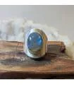 Bague Vasudha-Lekh – Argent 925 & Labradorite