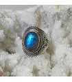 Bague Anya – Argent Labradorite