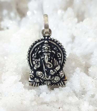 Pendentif argent Ganesh