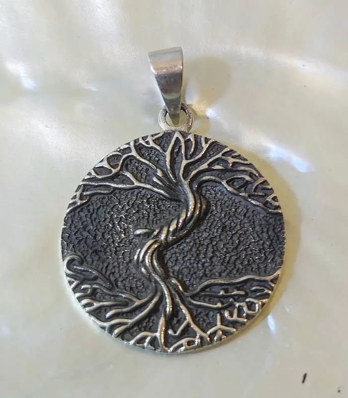 Pendentif ethnique argent Arbre de Vie