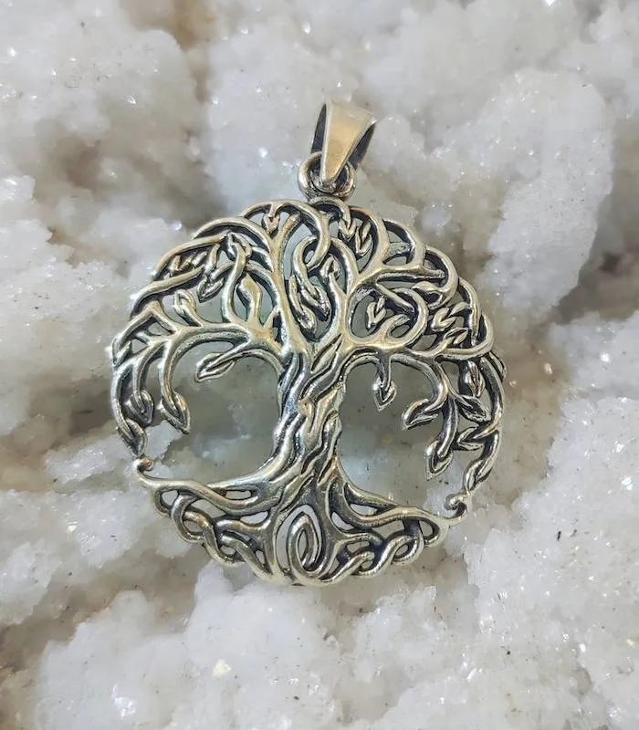 Pendentif bijoux argent Arbre de vie