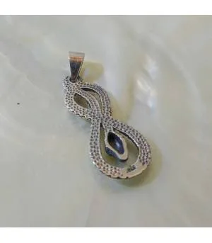 Pendentif argent bijoux ethnique serpent