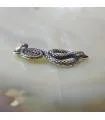 pendentif serpent en argent - Spiral Snake