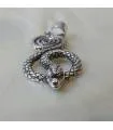 pendentif serpent en argent - Spiral Snake