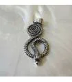 pendentif serpent en argent - Spiral Snake
