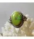 Bague ethnique argent turquoise Mohave