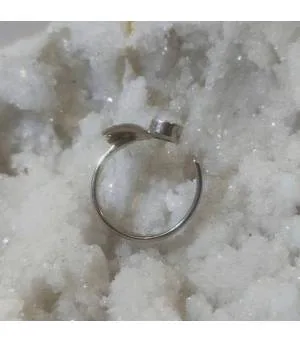 Bague Indumati – Argent 925 réticulé & Pierre de Lune