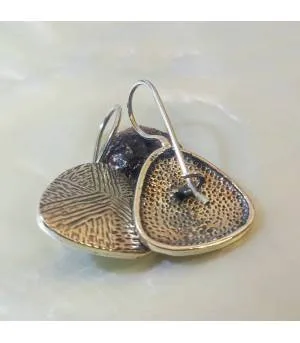 Boucles d'oreilles argent ethnique