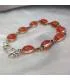 Bracelet argent bijou indien en cornaline