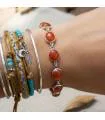 Bracelet argent bijou indien en cornaline