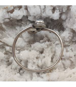 Bracelet argent duo de pierres de lune