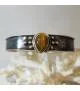 Bracelet argent protection tribale oeil de tigre