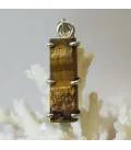 Pendentif argent oeil de tigre brut