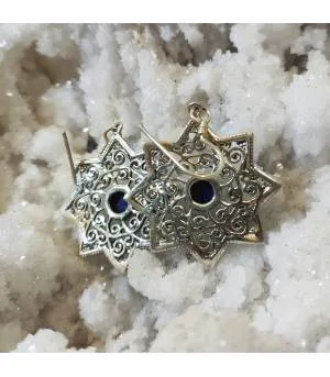 Boucles d’oreilles taara – Argent 925 & Lapis Lazuli