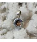 Pendentif Sûria argent et pierre du soleil