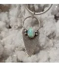Pendentif ethnique argent opale ethiopienne