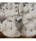 Pendentif ethnique argent opale ethiopienne