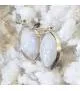 Boucles d'oreilles intemporelles argent pierre de lune