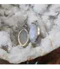 Boucles d'oreilles intemporelles argent pierre de lune