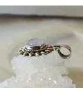 Pendentif argent "winter sunshine" pierre de lune